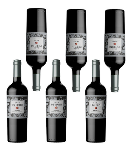 Vino Casa Petrini Malbec 750ml Caja X 6 Local 