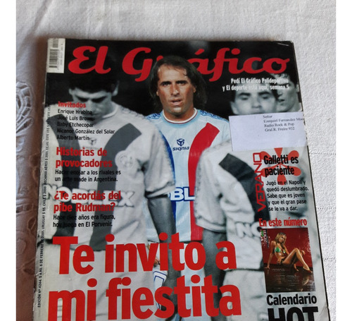 El Grafico Nº 4244 6/2/2001 Leo Rodriguez San Lorenzo