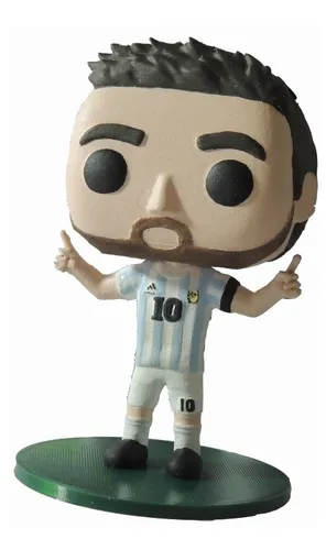 MESSI Futbol Funko Pop # 10 Unico Funko 3D (3D Toy)