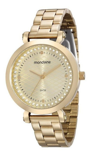 Relógio Mondaine Feminino Dourado 99022lpmvde1