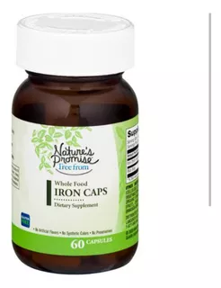 Suplemento Complejo De Hierro Nature's Promise, 18mg 60capsu