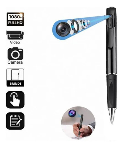 Lápiz Espía Hd, Grabador De Vídeo, Fotos Y Audio Con Bolígra