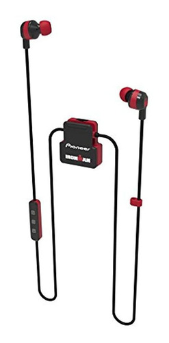 Imagen 1 de 2 de Pionero Ironman Inalambrico Auriculares Deportivos, Rojo Se