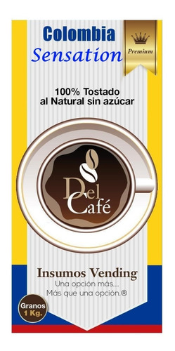 Imagen 1 de 3 de Cafe Colombiano Sensation Premium Tostado En Grano O Molido