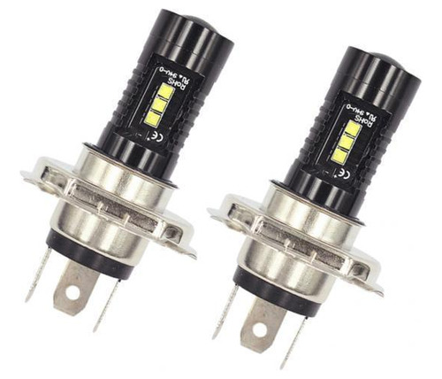 2 X 2x Bombilla H4 Led - Delanteros Para Coche , De