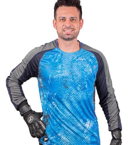 Camisa Goleiro Poker Manga Longa Sublimada Dexterity