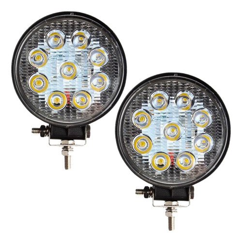 Foco Neblinero Led Multi Voltaje 27 Watts Auto- Camión X2