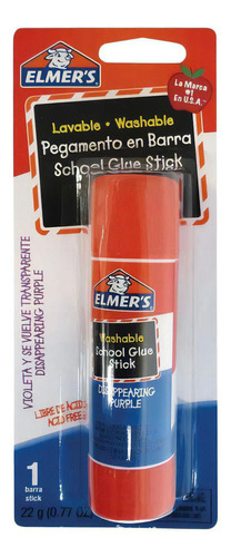 Lápiz Adhesivo Púrpura Elmers School Glue Pegamento 22 Gr