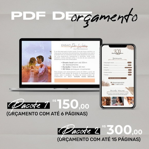 Imagem 1 de 1 de Orçamento Em Pdf Personalizado Com Botões Interativos!