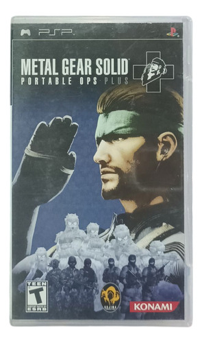 Metal Gear Solid Portable Ops Plus - Konami - Psp (Usado)