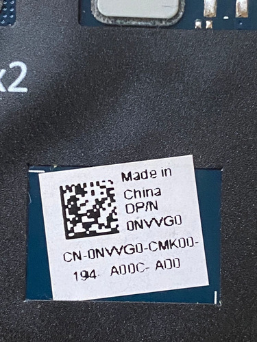 Placa Madre Dell Xps 13 7390 2 In 1 I7 1065g7 16gb P/n Nvvg0 (Usado)