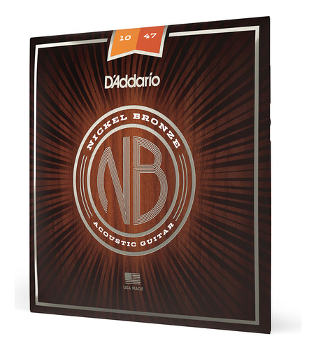 Set Cuerdas Guitarra Acústica 10-47 Nb1047 Daddario