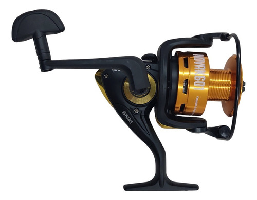 Reel Pesca Novak601 Waterdog Liviano Cuerpo De Grafito 4.8:1