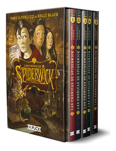 Estuche Las Crónicas De Spiderwick - Saga Completa 5 Libros
