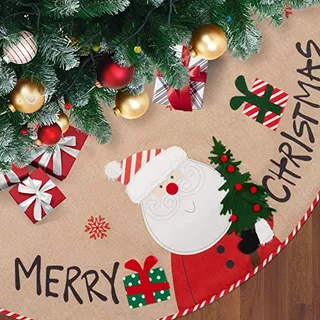 42.5 Inch Christmas Tree Skirt Decoration Xmas Large Tr...