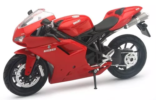 Moto Ducati 1198 Escala 1:12 Marca Newray Planeta Juguete