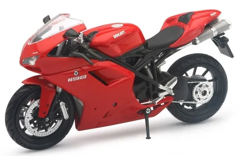 Moto Ducati 1198 Escala 1:12 Marca Newray Planeta Juguete