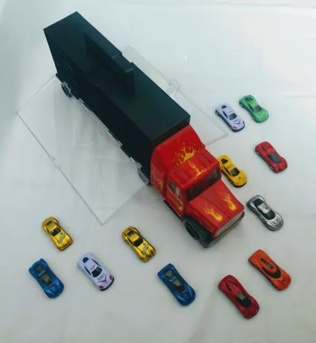 Mini Carreta Cegonha Infantil Super Maleta Com Carrinhos - Ri Happy