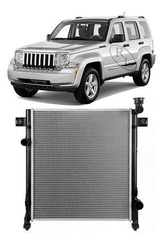Radiador Jeep Cherokee 3.7 2008-2016  Gasolina Aut/ Mec