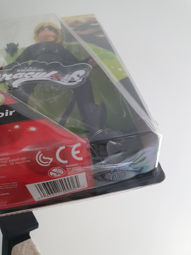 Miraculous Ladybug Boneco Cat Noir Playmates Lacrado, Novo