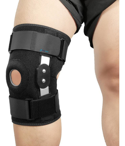 Portabs Rodillera Ajustable Para Dolor Y Lesiones De Rodilla Color Negro Talla M