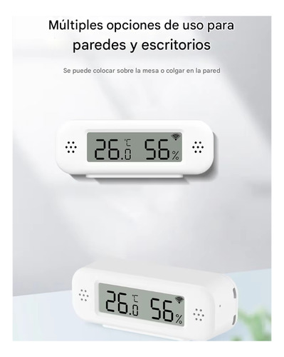 Sensor Temperatura Y Humedad - App + Tuya Smart - Alexa