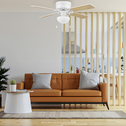 Ventilador de techo Samba 52111 42 Pulgadas Blanco Cuatro Aspas Coolfan