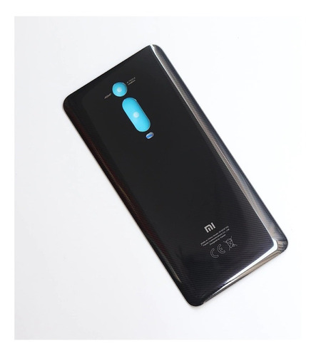 Tapa Trasera Vidrio Para Xiaomi Mi 9t Color Negro Mi Logo