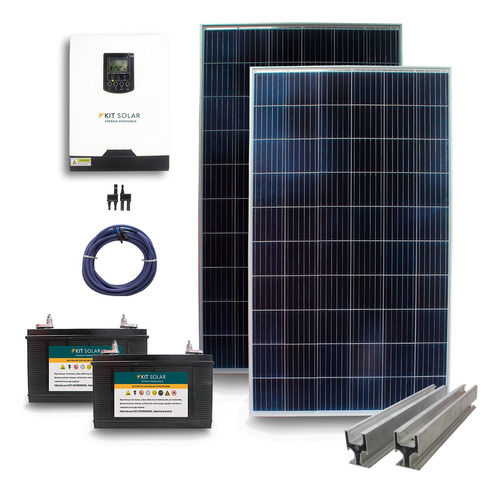 Kit Solar Para Casas Completo Paneles 270w Inversor 3000w 1s