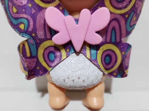 Boneca Mini Baby Alive 10cm Glo Pixies Plum Rainbow (Usado)