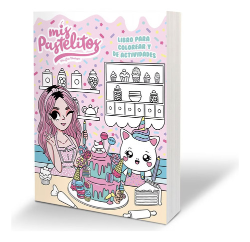 Mis Pastelitos.libro Para Colorear Y De Actividades Original