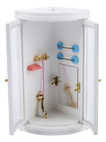 1:12 Cuarto De Baño De Madera