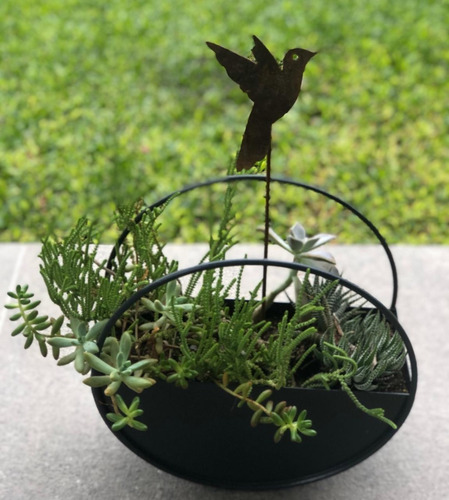 Imagen 6 de 10 de Mini Tutores Deco Souvenirs Hierro X3 Un Pinches Jardín