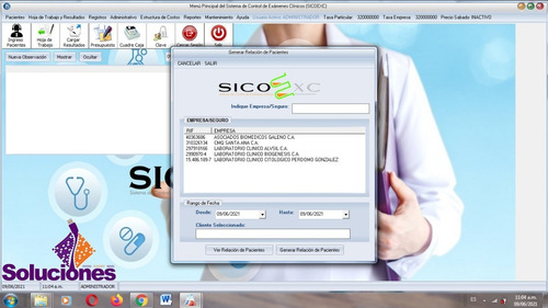 Imagen 9 de 9 de Software Para Laboratorios Clinicos (sicoexc)