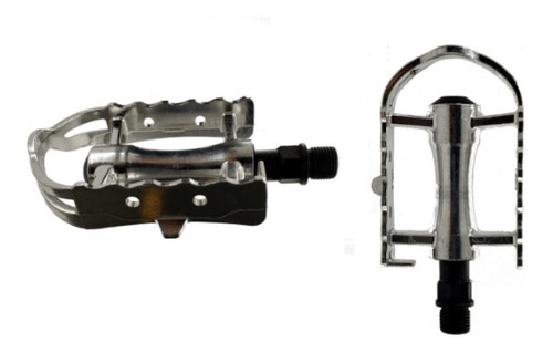 Imagen 1 de 3 de Pedales Bicicleta Aluminio Vintage Ruta New Evolution Ne-906