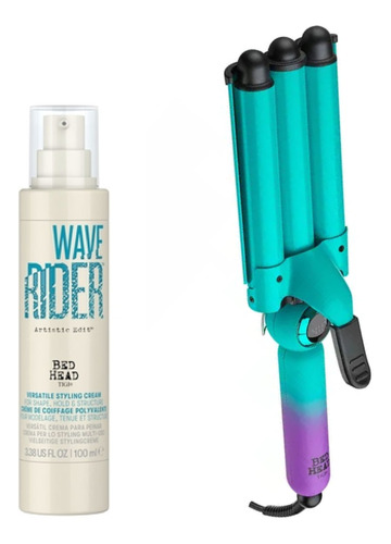 Kit Rizador Wave Affair Ondas Sueltas + Crema De Peinar Tigi