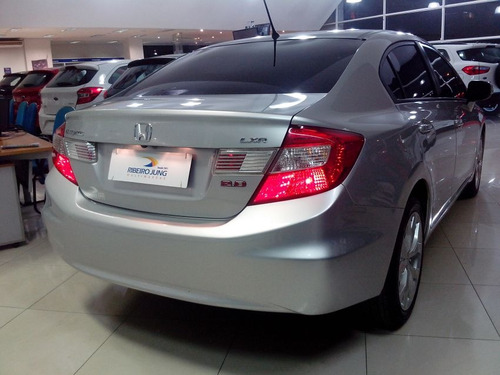 Honda Civic Lxr 2016 Prata Flex