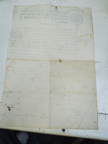 Documentos Antiguo 1843 Y 44 (Usado)