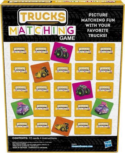 Juego De Juego De Camiones De Juegos Hasbro, Divertido Juego
