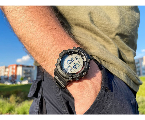 Reloj Casio Ae-1500whx-3avcf Illuminator Sport-verde Verde Verde Gris