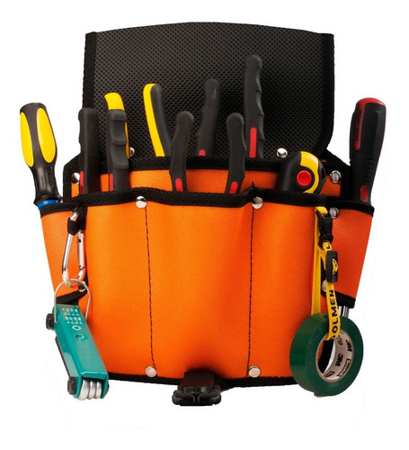 Imagen 6 de 8 de Bolso Cinturon Porta Herramientas Toolmen T990 Electricista