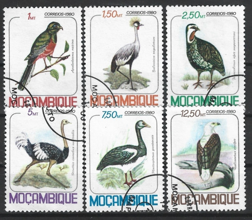 Filatelia - Mozambique Aves