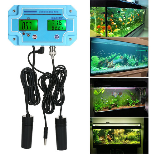 Imagen 8 de 9 de Detector De Agua Profesional 3 En 1 Ph/ec/temp Medidor