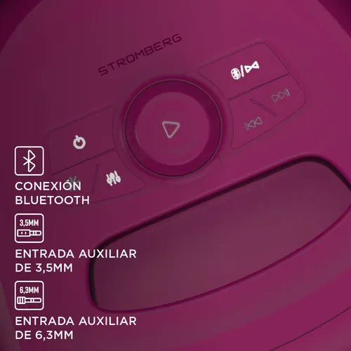 Parlante Portatil Stromberg Chunk 2 Ipx4 C/microfono 25w