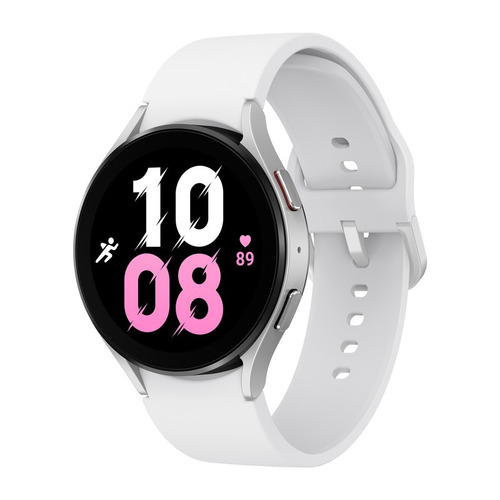 Reloj Inteligente Samsung Galaxy Watch5 Bluetooth 44mm Color de la caja Blanco Color de la malla Silver Color del bisel Silver