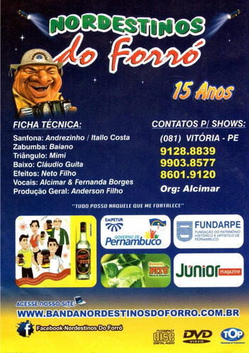 Dvd Nordestinos Do Forró Vol.3 Em Caruaru Original