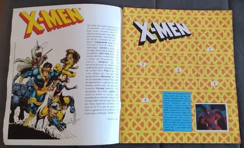Álbum Figurinhas X-men Desenho 1994 Incompleto | MercadoLivre