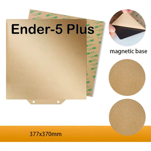 Superfície De Impressão 3d Flexível Ender-5 Plus 377x370mm
