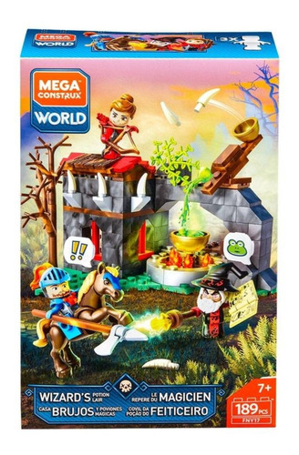 Mega Construx World Casa Brujos Magicos  Y Poviones 189 Pz 