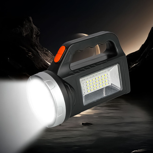Set 2 Linterna Solar Recargable Lampara Para Acampar Bateria